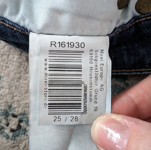 Mavi "Lucy" Super High-Rise Super Skinny Jeans - 25x28 - Picture 15 of 15